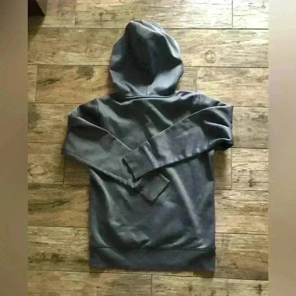 Under armour dark gray hoodie with pink logo women Medium - Picture 7 of 8